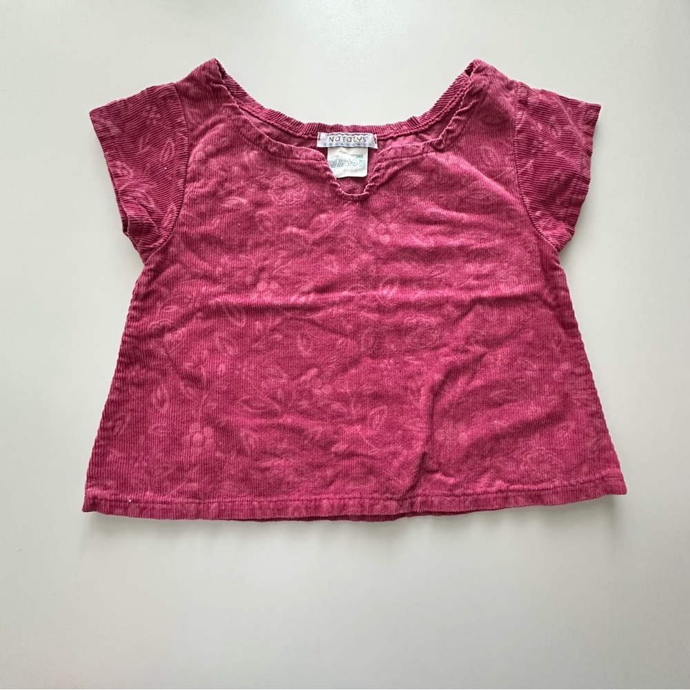 Natalys Cotton Rose Pink Top 12 mois